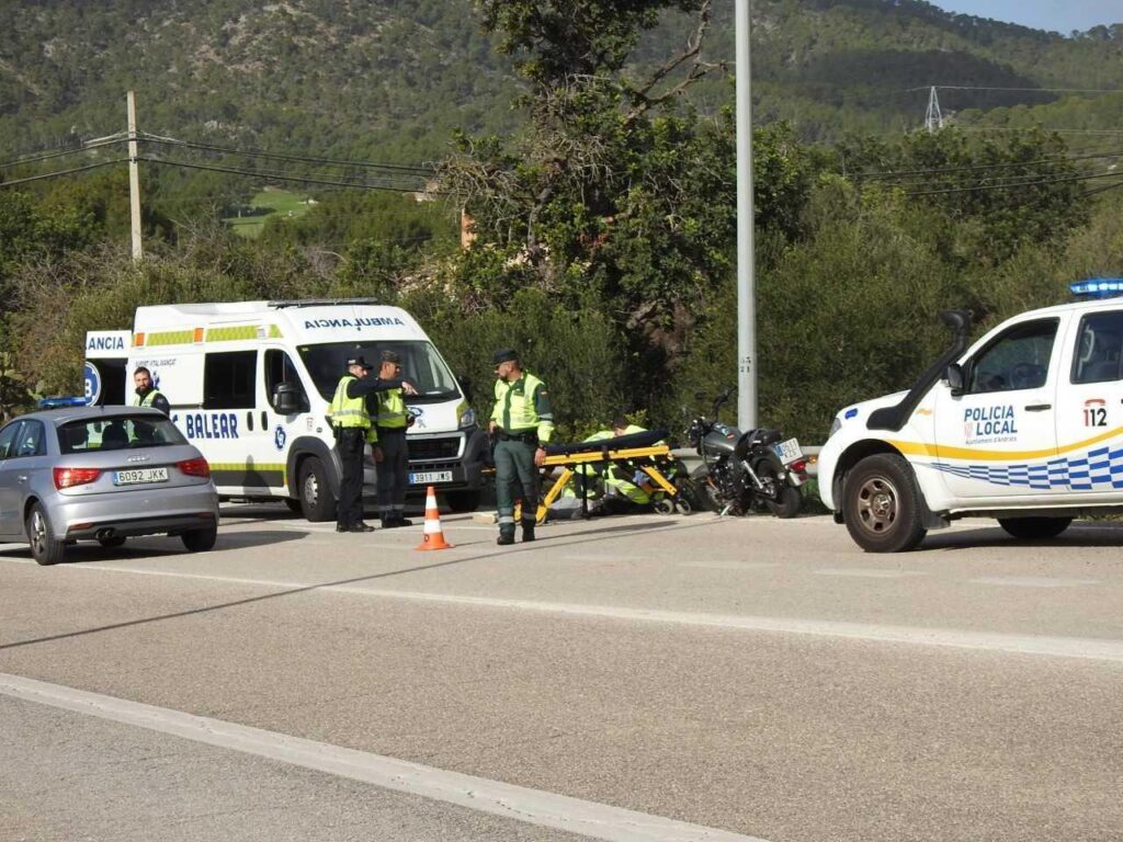 Herido un joven motorista de 27 años cerca de Jarandilla de la Vera