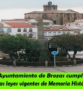 El Ayuntamiento de Brozas cumplirá con las leyes vigentes