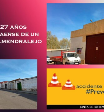 Un joven de 27 años fallece al caerse de un tejado en Almendralejo