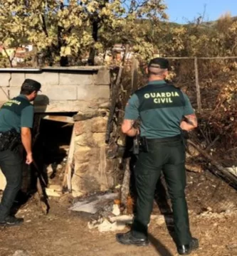 El incendio Cuacos de Yuste fue provocado por 2 menores