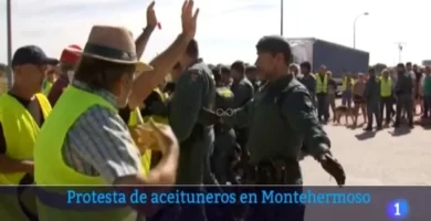 Acenorca blinda sus puertas con antidisturbios por el conflicto de los aceituneros