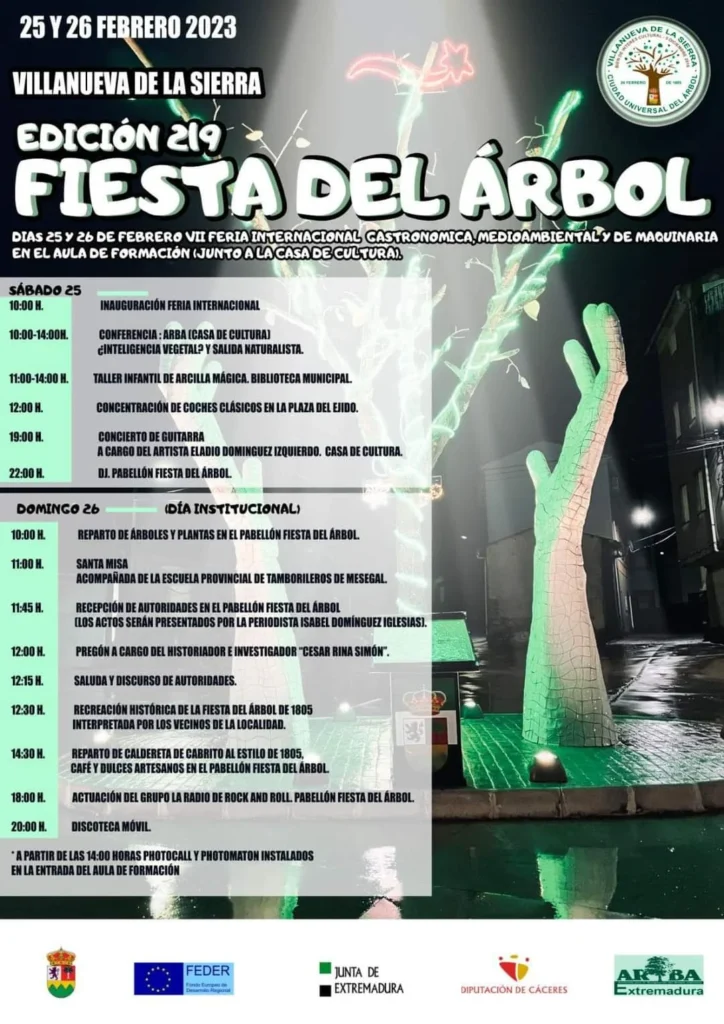 Fiesta del Arbol en Villanueva de la Sierra edición 219