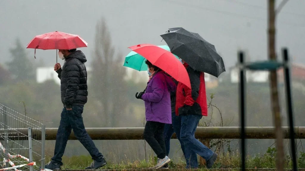 Alerta Amarilla en el Norte de Extremadura por fuertes lluvias este jueves y viernes