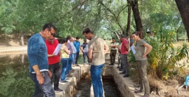 Hoyos lidera la conservación fluvial con una innovadora escala de peces