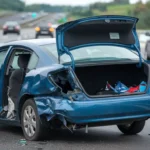 Conductor Drogado Causa Accidente con 7 Pasajeros a Bordo Incluyendo un Herido Grave en el Maletero