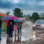 Aviso Amarillo por Lluvias Intensas en el Norte de Cáceres y la Comarca del Tajo y el Alagón