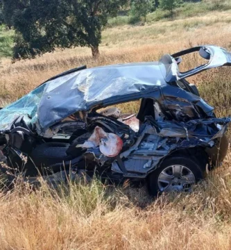 Un Matrimonio de San Vicente de Alcántara Roto por la Tragedia en la Carretera de Alburquerque