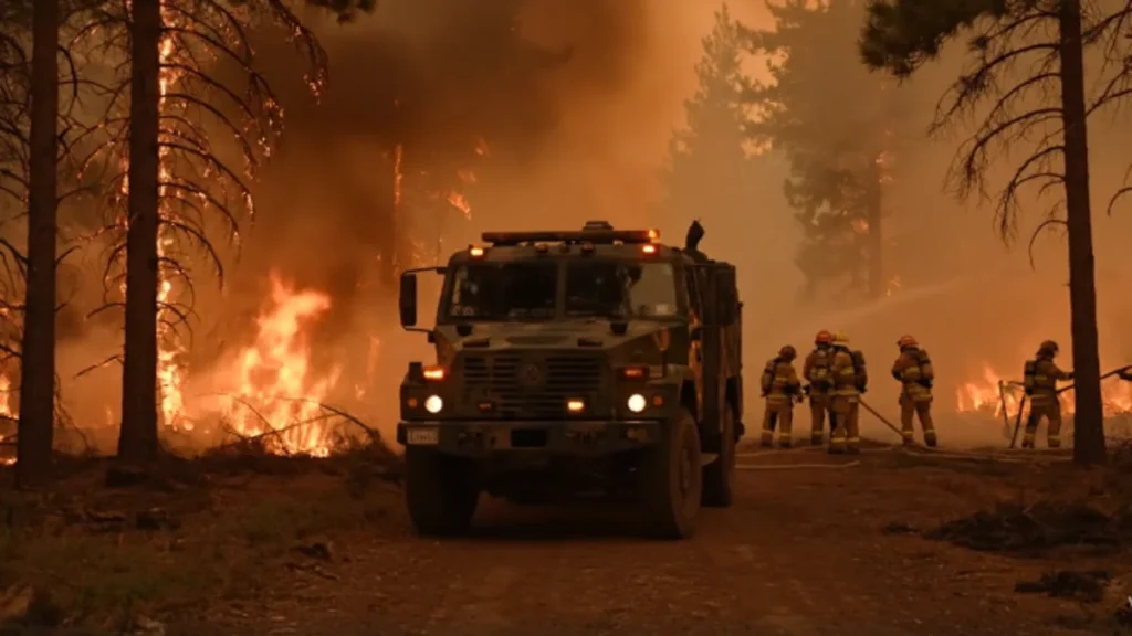 Incendio en Las Hurdes El Fuego Avanza sin Control y Obliga a Activar el Nivel 2 de Emergencia