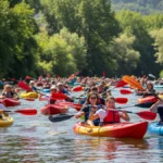 Aventura en el Alagón: 300 Palistas Celebran la Fiesta del Piragüismo en Coria