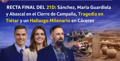 RECTA FINAL DEL 21D: Sánchez, Guardiola y Abascal en el Cierre de Campaña
