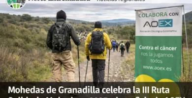 Mohedas de Granadilla celebra la III Ruta Solidaria Mohedana 2025 a beneficio de AOEX