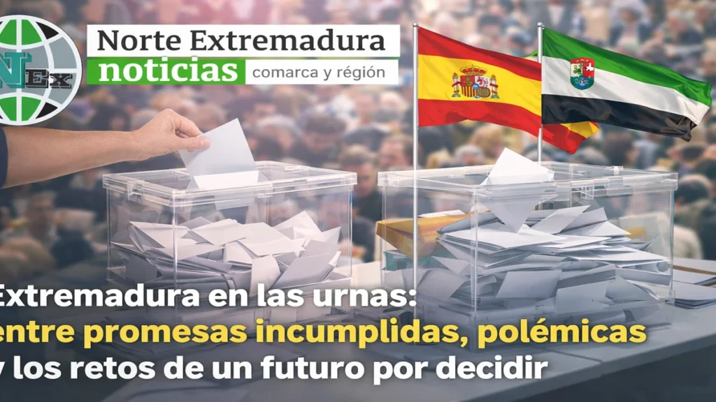 Extremadura en las urnas: entre promesas incumplidas; polémicas y los retos de un futuro por decidir