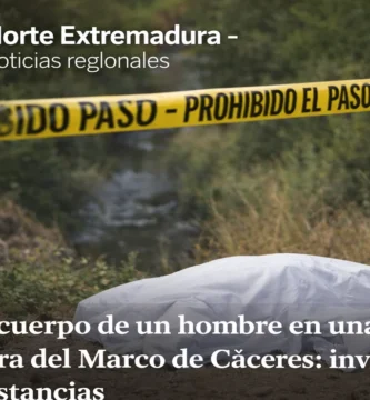 Hallan el cuerpo de un hombre en una finca de la Ribera del Marco de Cáceres: investigan las circunstancias