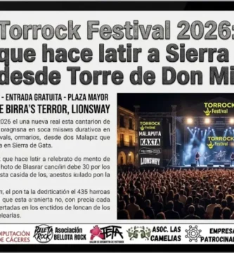 Torrock Festival 2026: el rock que hace latir a Sierra de Gata desde Torre de Don Miguel