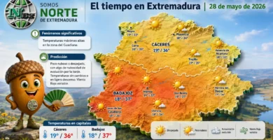 Extremadura bajo el foco nacional: Juicio en Badajoz; ola de calor y revolución energética