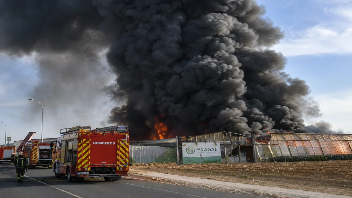 Incendio Don Benito
