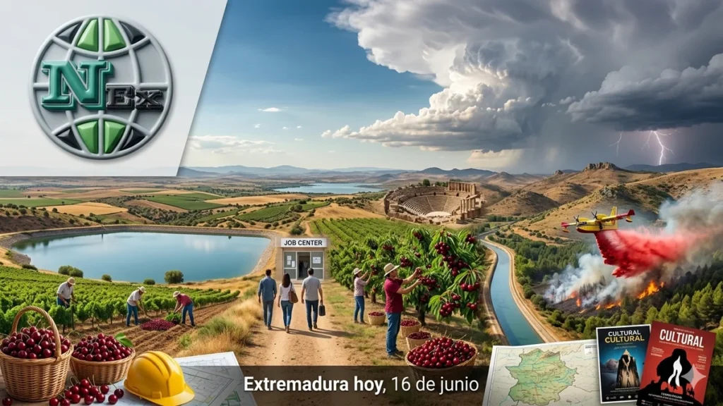 Extremadura hoy 16 de junio de 2026, noticias regionales de Somos Norte de Extremadura