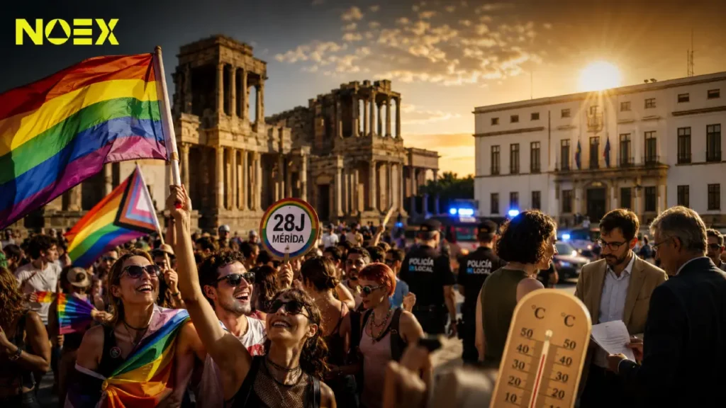 Extremadura afronta el 28J entre Orgullo - sucesos - calor - cultura y pulso político