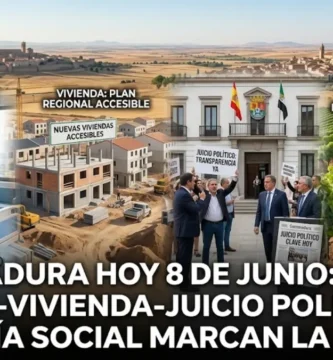 Extremadura hoy: sanidad- vivienda- juicio político y economía social marcan el 8 de junio
