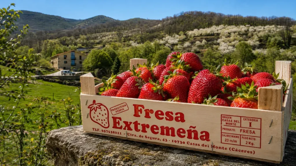Fresas de Casas del Monte: el sabor rojo del Valle del Ambroz