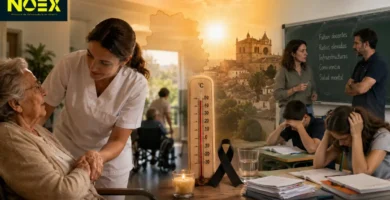 Extremadura hoy 26 de junio: luto por el calor y tensión en las aulas