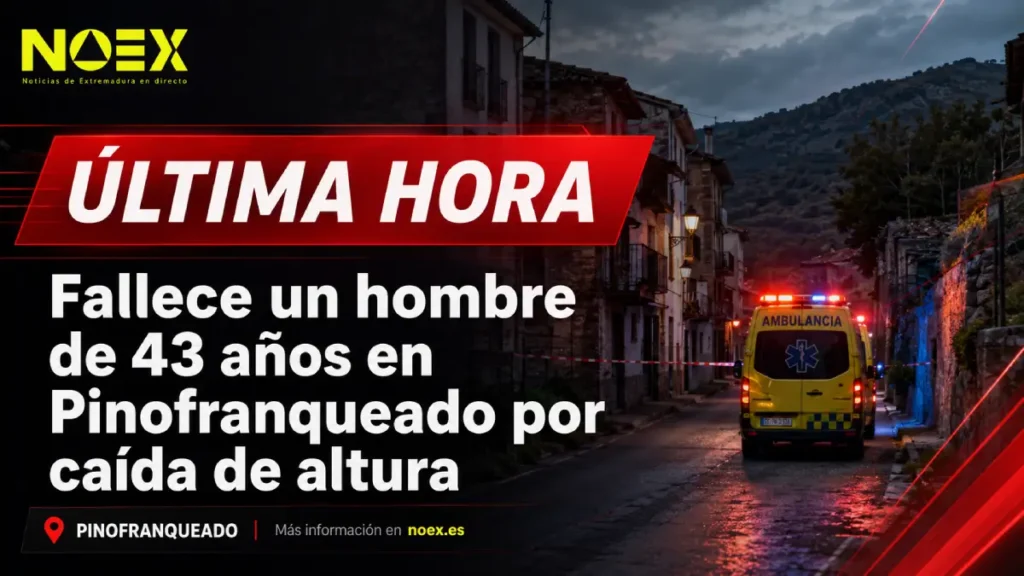 fallece un hombre de 43 años en Pinofranqueado por caída de altura