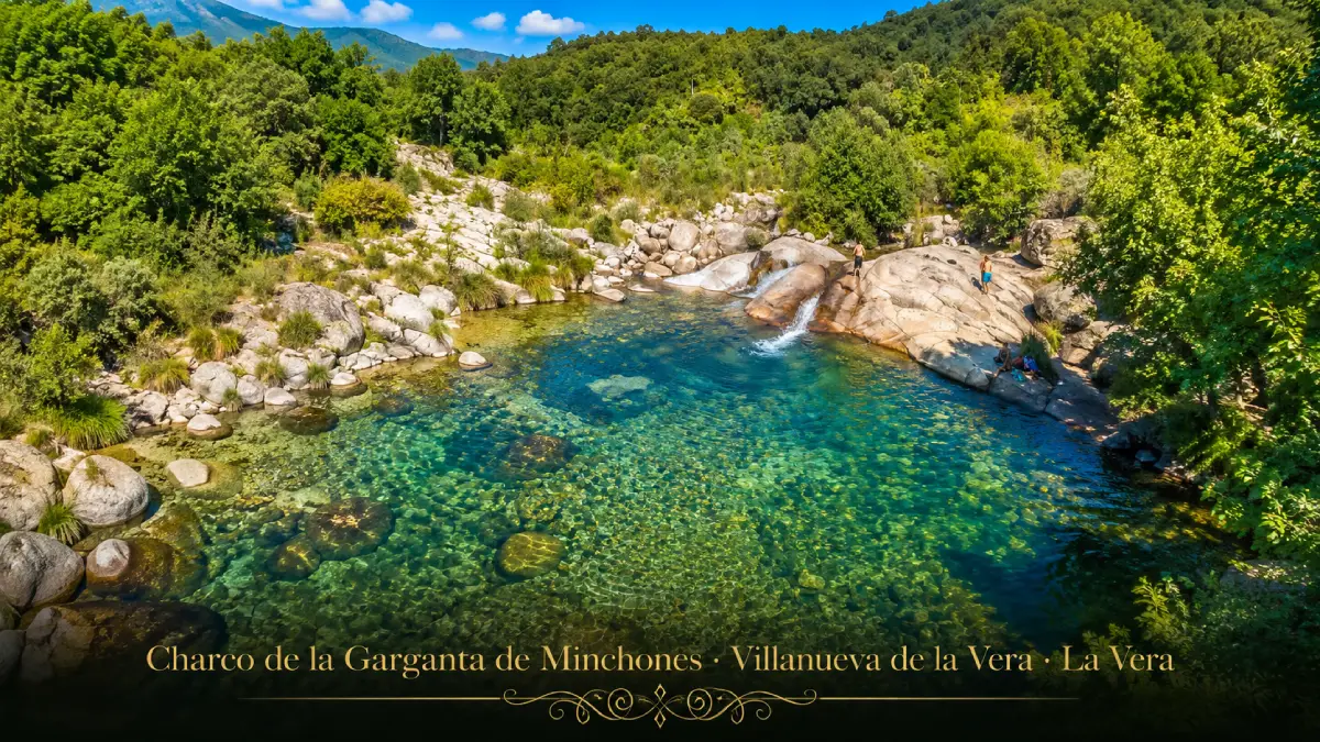 Charco de la Garganta de Minchones en Villanueva de la Vera