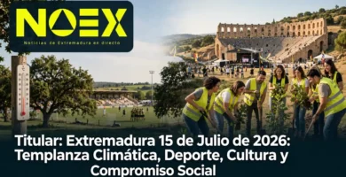 Extremadura 15 de Julio de 2026: Templanza Climática - Deporte - Cultura y Compromiso Social
