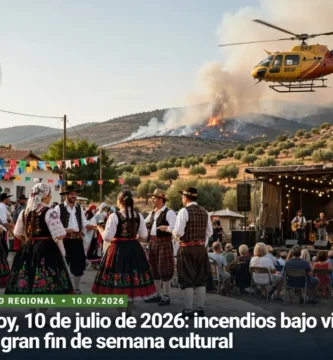 Extremadura hoy 10 de julio: Tarjeta virtual sanitaria e incendios bajo vigilancias