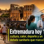Extremadura hoy 19 julio: cultura, calor, deporte y un debate sanitario que marca la jornada
