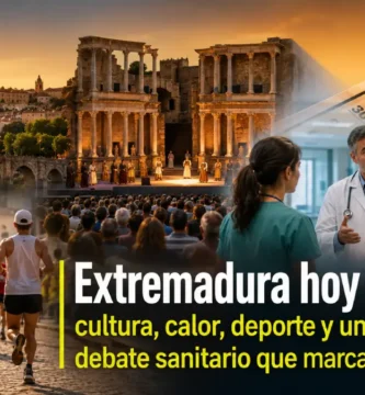 Extremadura hoy 19 julio: Deporte y un debate sanitario que marca la jornada