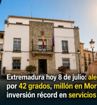 Extremadura hoy 8 de julio: Más calor y suerte millonaria en Moraleja