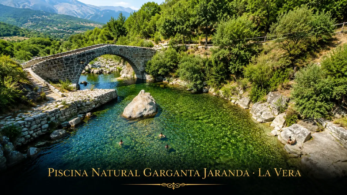 Charco de la Puente en la Garganta Jaranda, Jarandilla de la Vera