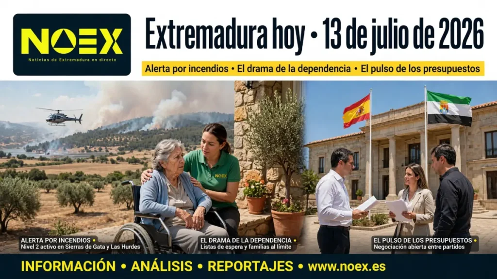 Noticias Extremadura hoy 13 de julio de 2026