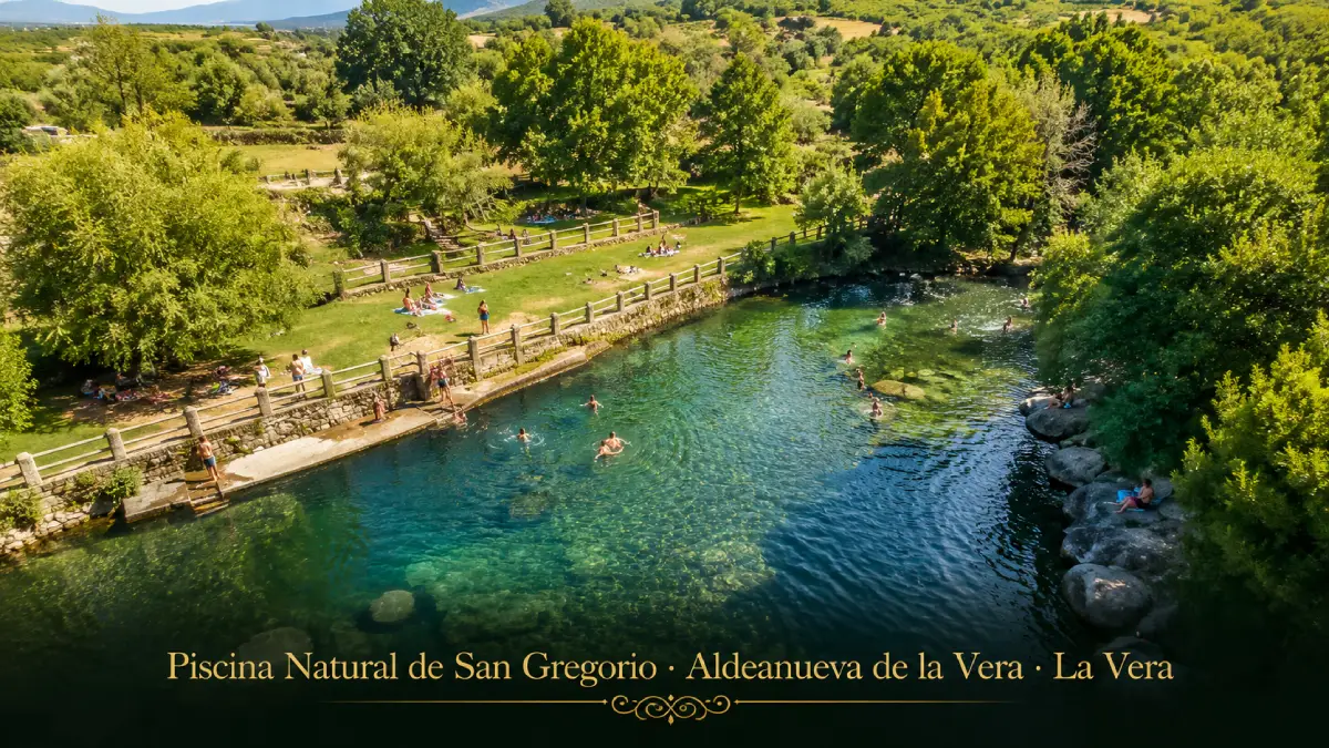 Piscina natural de San Gregorio en Aldeanueva de la Vera
