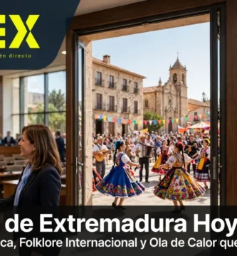 Noticias de Extremadura Hoy: Renovación Política y Folklore Internacional