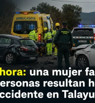 Accidente en Talayuela: una fallecida y seis heridos