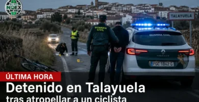 Detenido en Talayuela tras atropellar a un ciclista