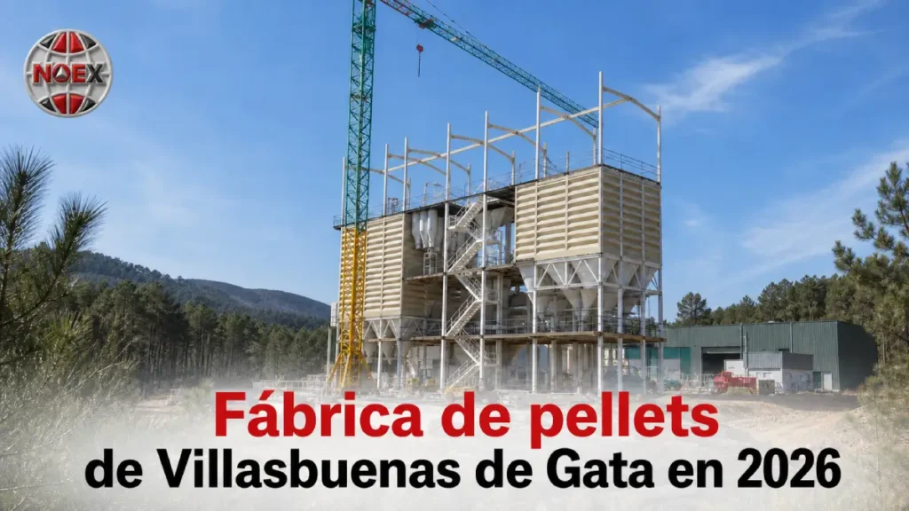 Fábrica de pellets de Villasbuenas de Gata en 2026