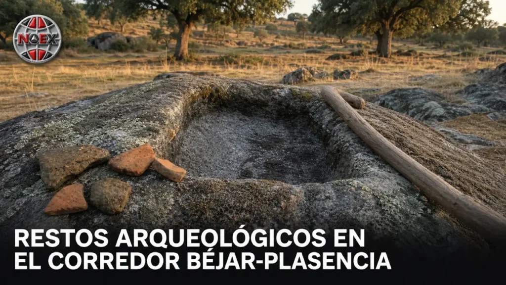 Restos arqueológicos en el corredor Béjar-Plasencia