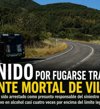 Detenido por fugarse tras el accidente mortal de Villamiel
