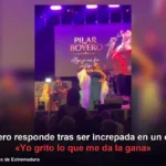 Pilar Boyero responde tras ser increpada en un concierto: «Yo grito lo que me da la gana»