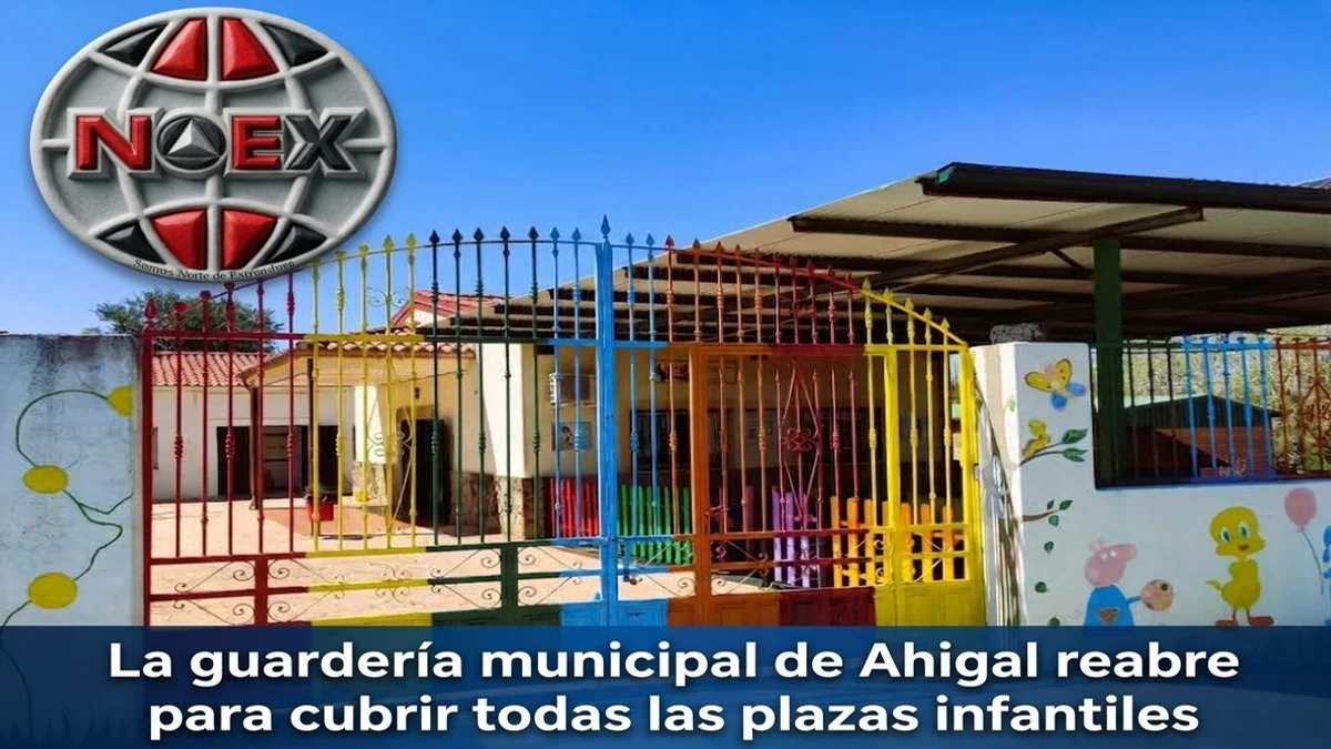 La guardería municipal de Ahigal reabre para cubrir todas las plazas infantiles