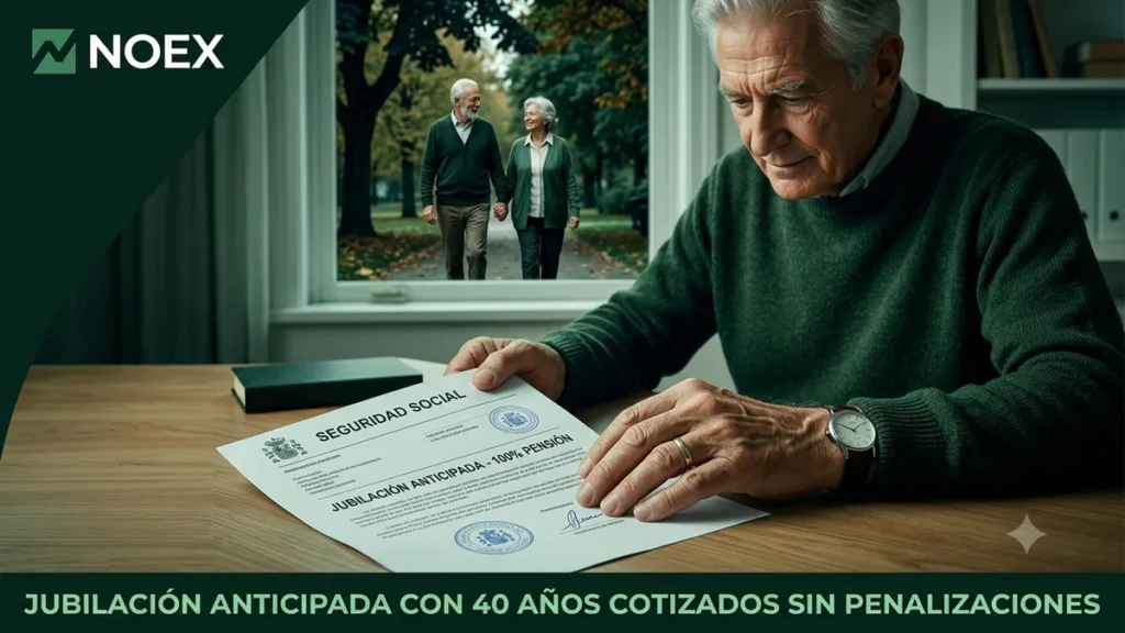 Jubilación anticipada con 40 años cotizados sin penalización: claves y estado de la ley
