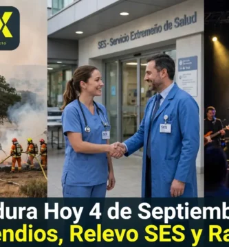 Extremadura Hoy 4 de Septiembre 2026: Plan Incendios, Relevo SES y Raphael