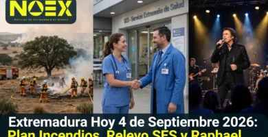 Extremadura Hoy 4 de Septiembre 2026: Plan Incendios, Relevo SES y Raphael