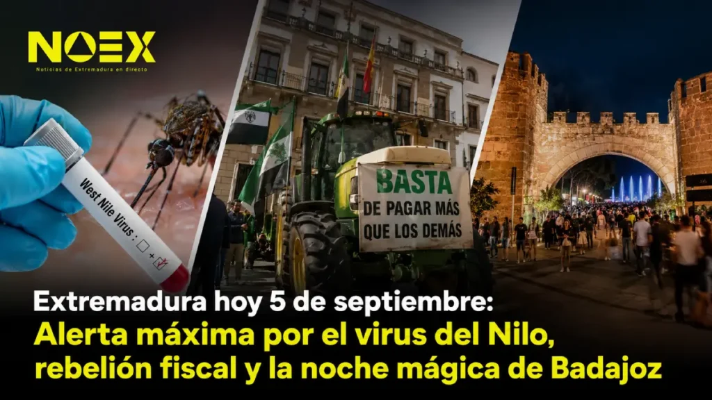 Extremadura hoy 5 de septiembre