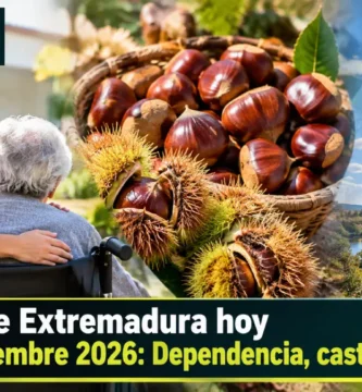 Noticias de Extremadura hoy 20 de septiembre 2026: Dependencia, castaña y tiempo