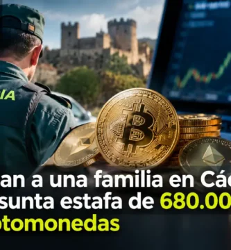 Investigan a una familia en Cáceres por una presunta estafa de 680.000 euros con criptomonedas