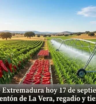 Noticias de Extremadura hoy 17 de septiembre 2026: Pimentón de La Vera, regadío y tiempo